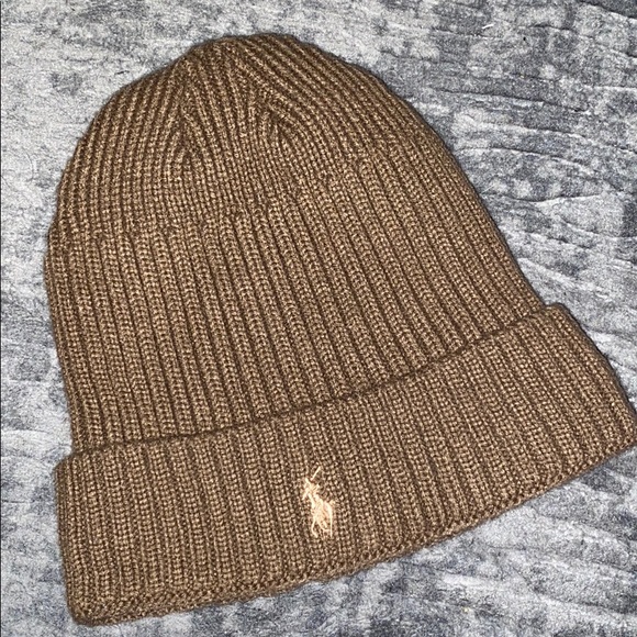 brown polo beanie